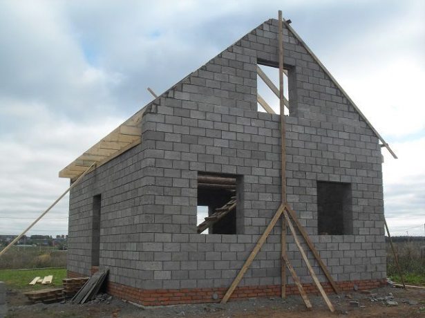 Фронтон даху: порядок виконання розрахункових і будівельних робіт