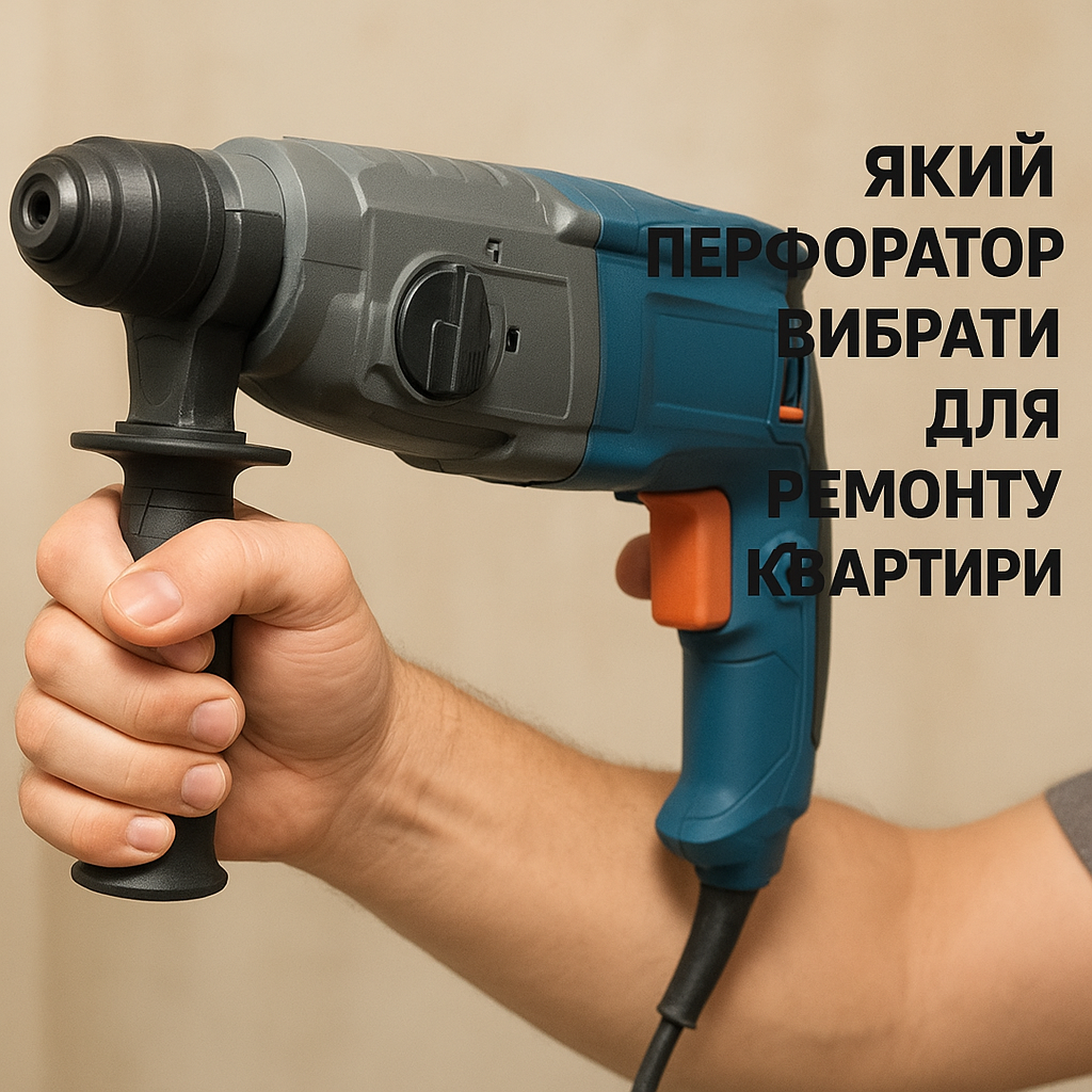 SDS-plus, сила удару та тип живлення: що вибрати під ваші задачі