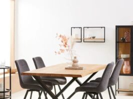 How to update a dining room with swivel chairs without spending a lot of money